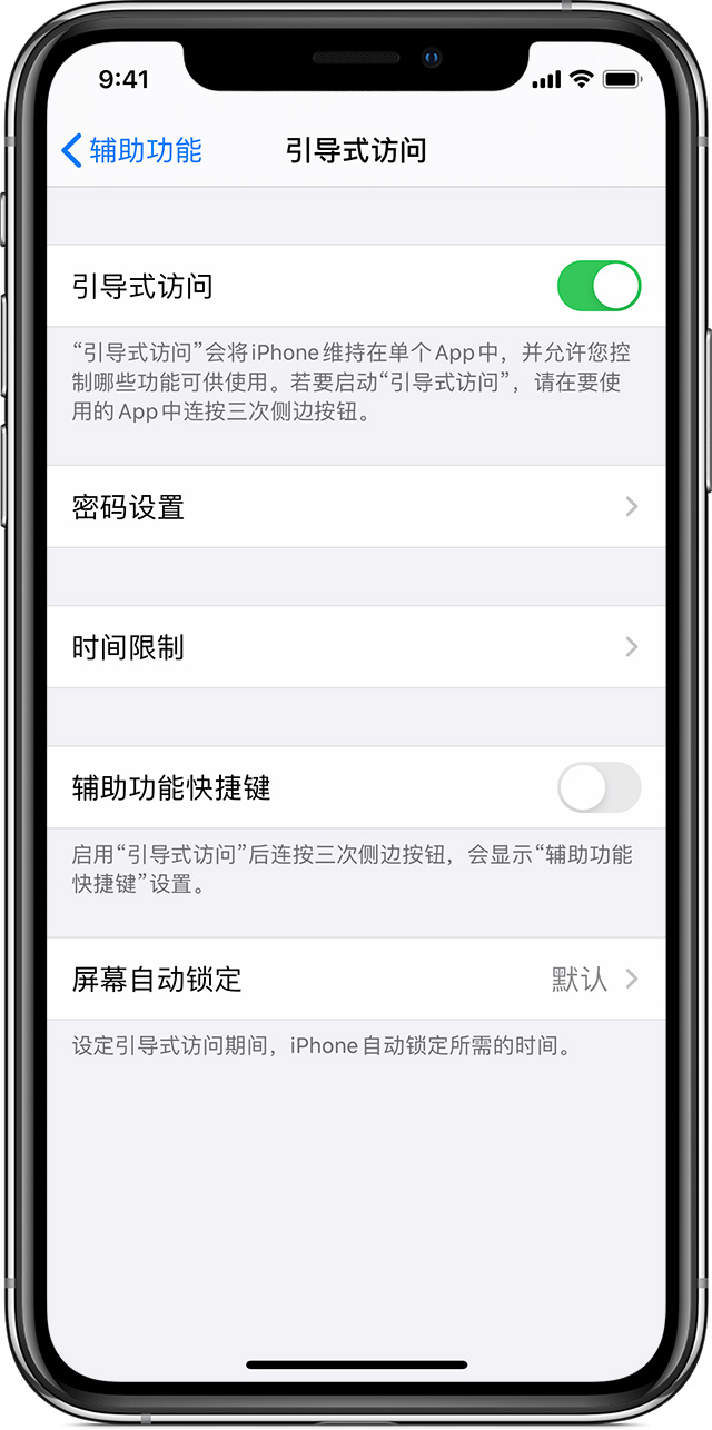 柳城苹果手机维修分享如何在 iPhone 上退出引导式访问 