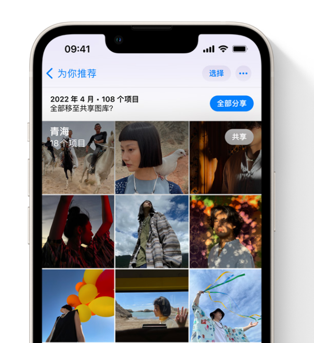 柳城苹果维修网点分享在 iPhone 上使用共享图库 