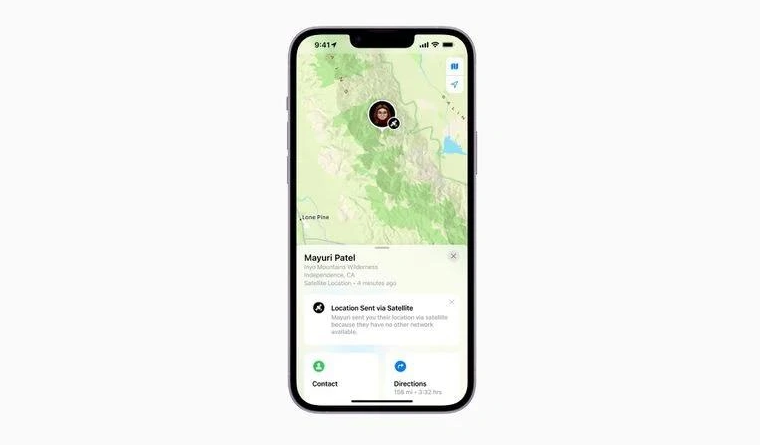 柳城苹果14维修分享iPhone14系列中 FindMy功能通过卫星分享位置方法教程 